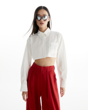 The SRT X14 (TBL250) Embroidered ‘SRT’ Cropped Shirt