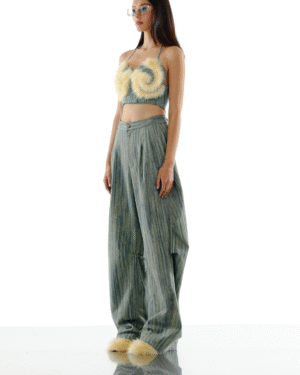 The SRT X16 (TPN292) Textured Volume Denim Pants