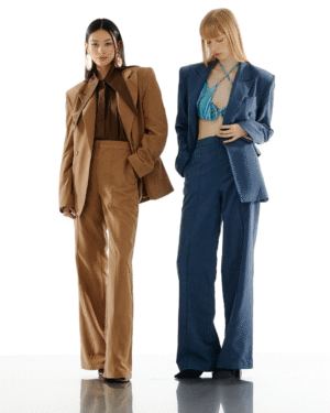 The SRT X16 (TPN282) Suede Straight Pants